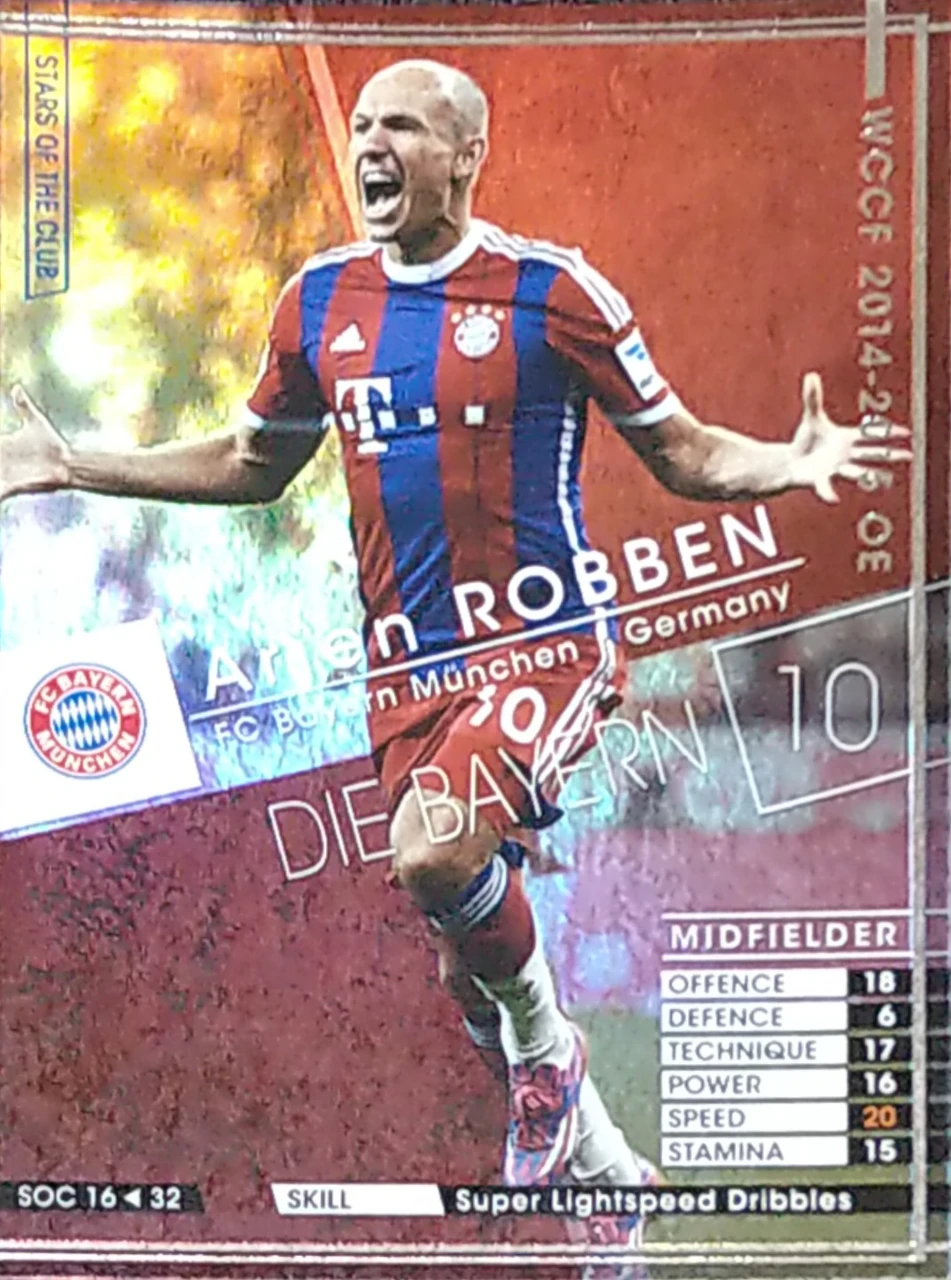 Arjen Robben WCCF 2014-2015 Stars of the Club