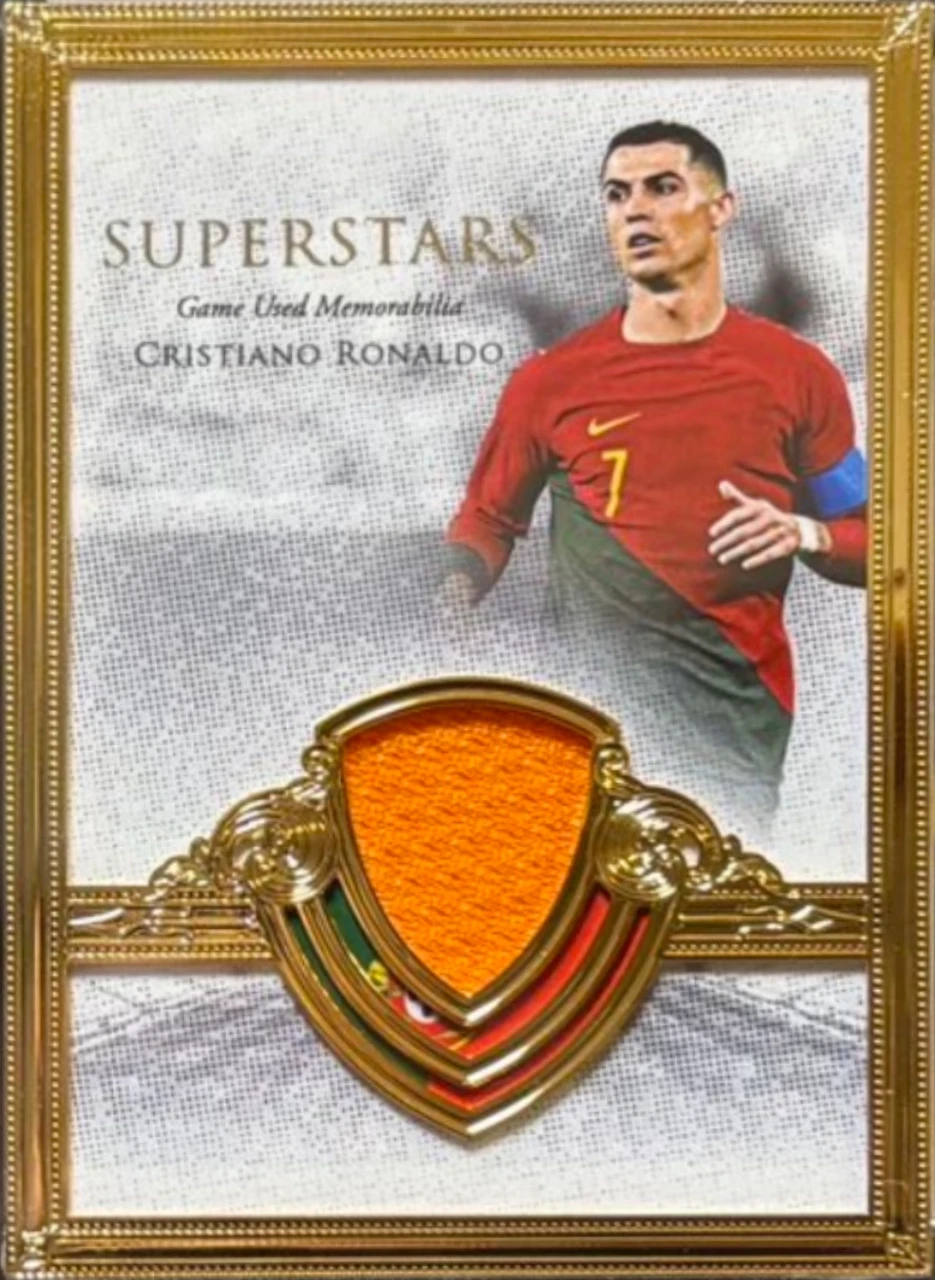 2023 Futera Unique Cristiano Ronaldo Game Used Memorabilia