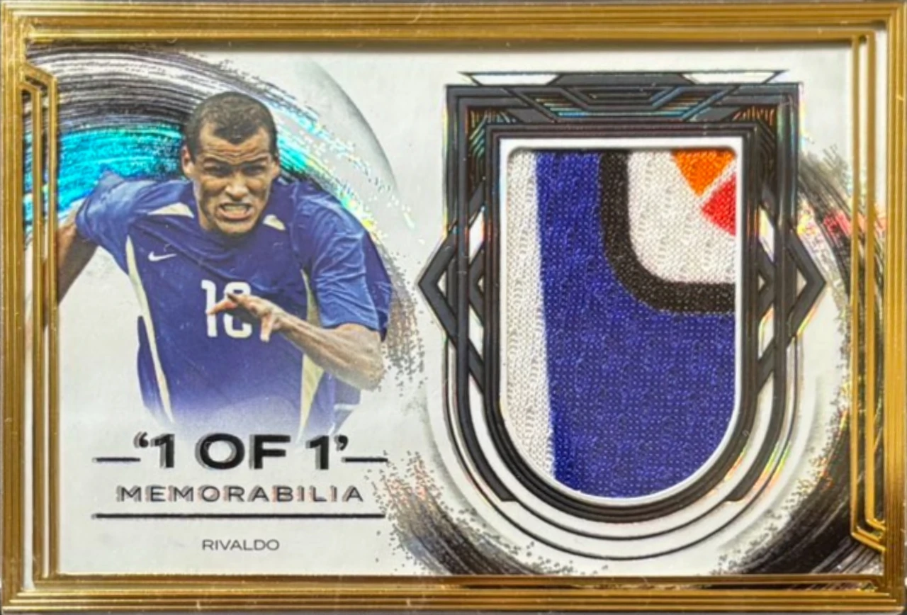 2023 Futera Unique Rivaldo 1 of 1 Memorabilia