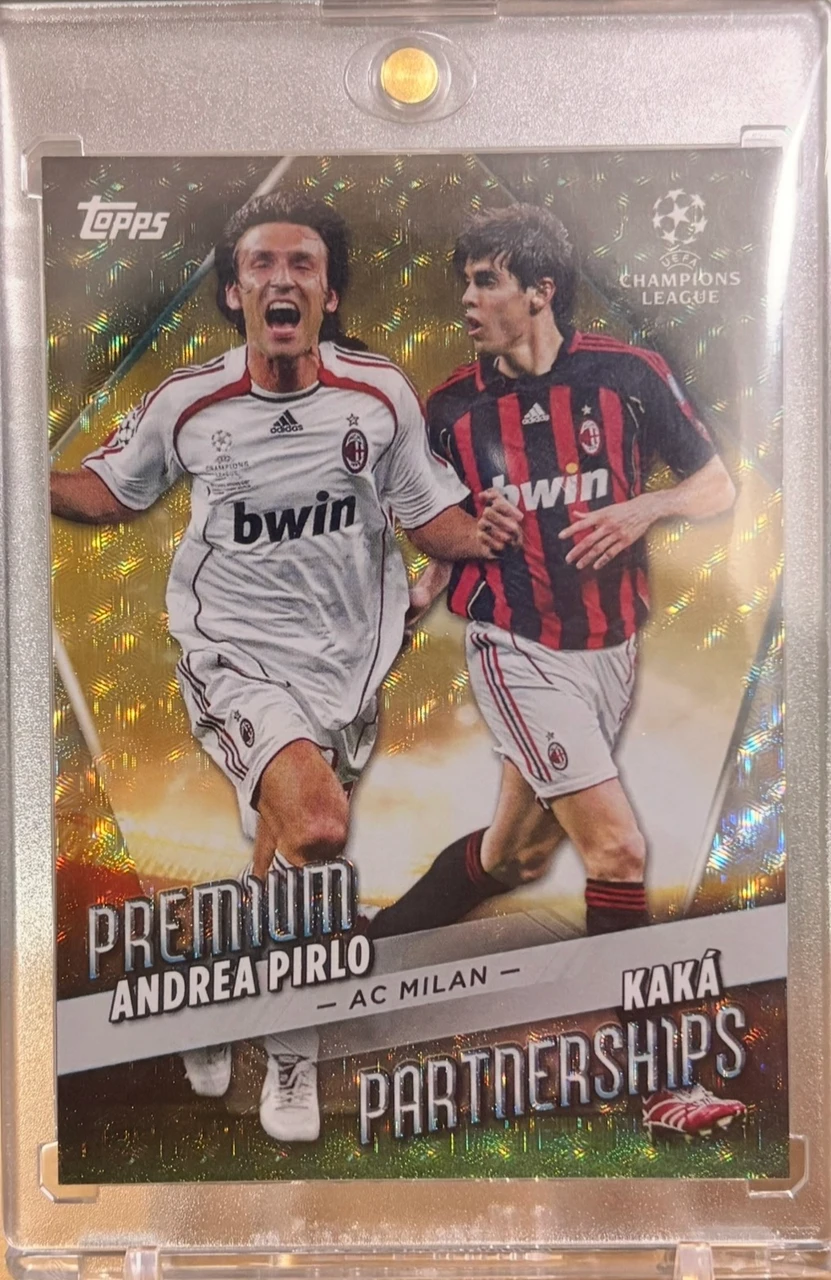 Andrea Pirlo Kaka 1/1 2022-23 Topps UEFA Club Competitions