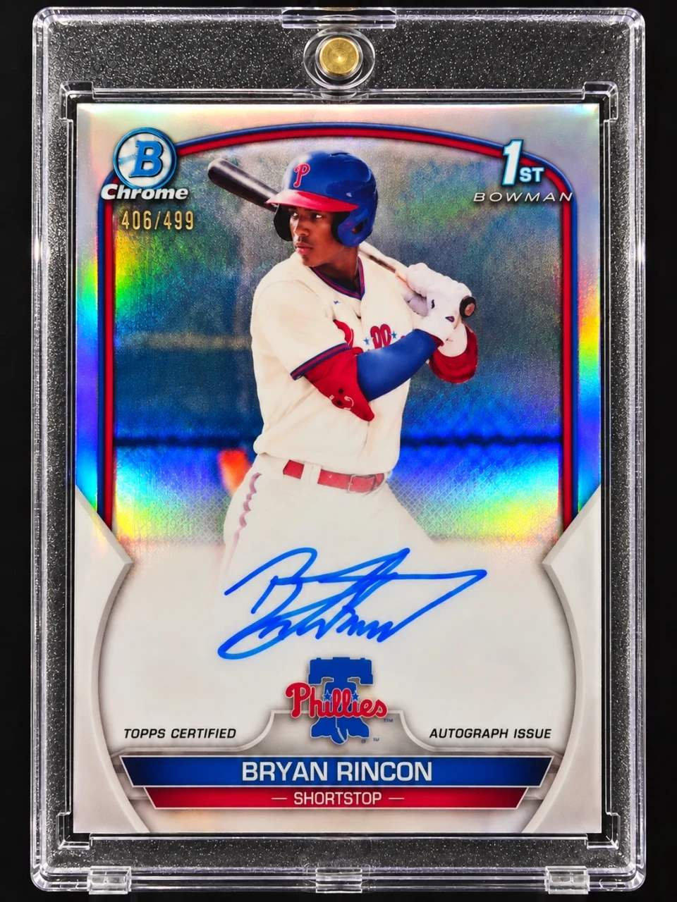 2023 Bowman Chrome Bryan Rincon 1st Bowman Autograph
