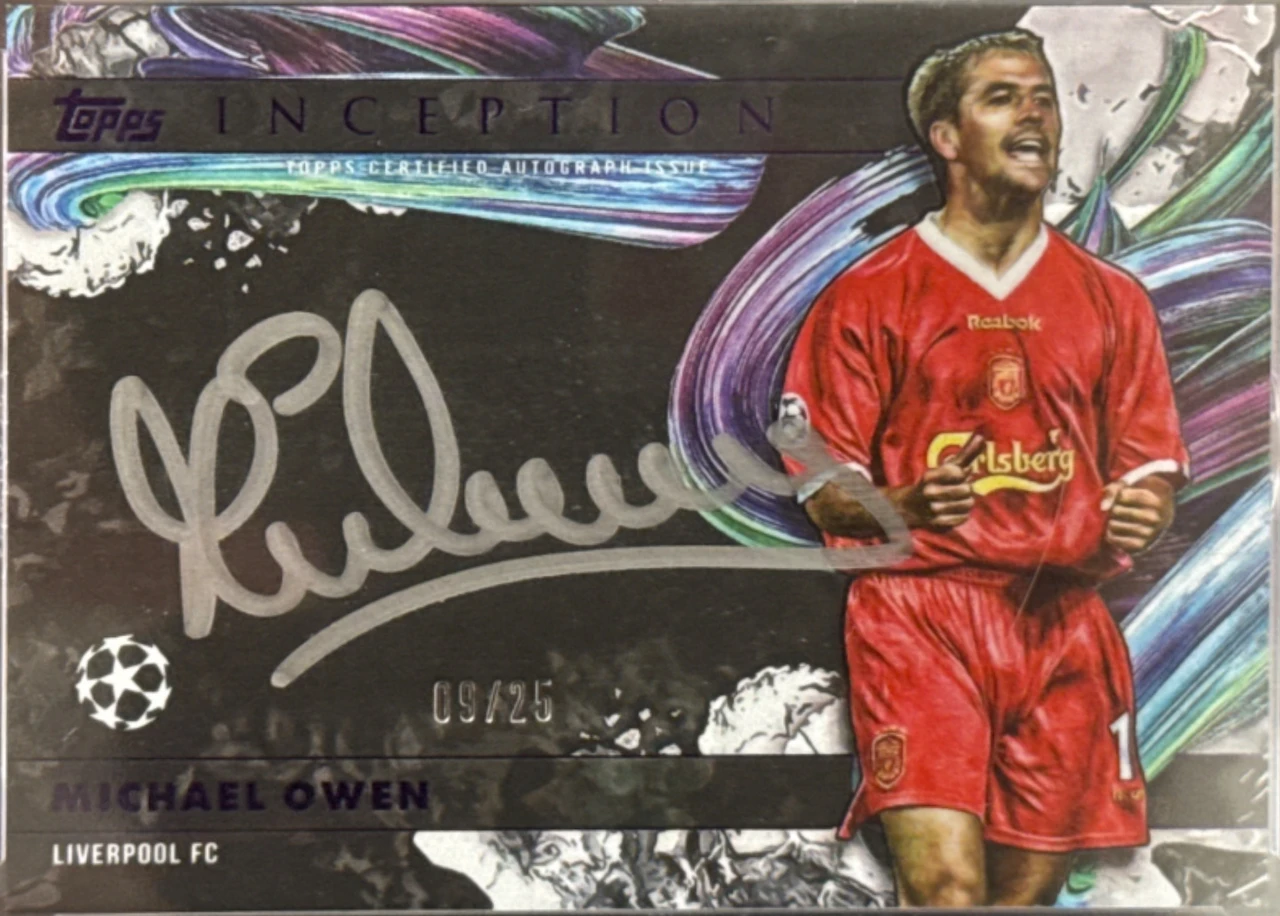 2025 Topps Inception Michael Owen Autograph