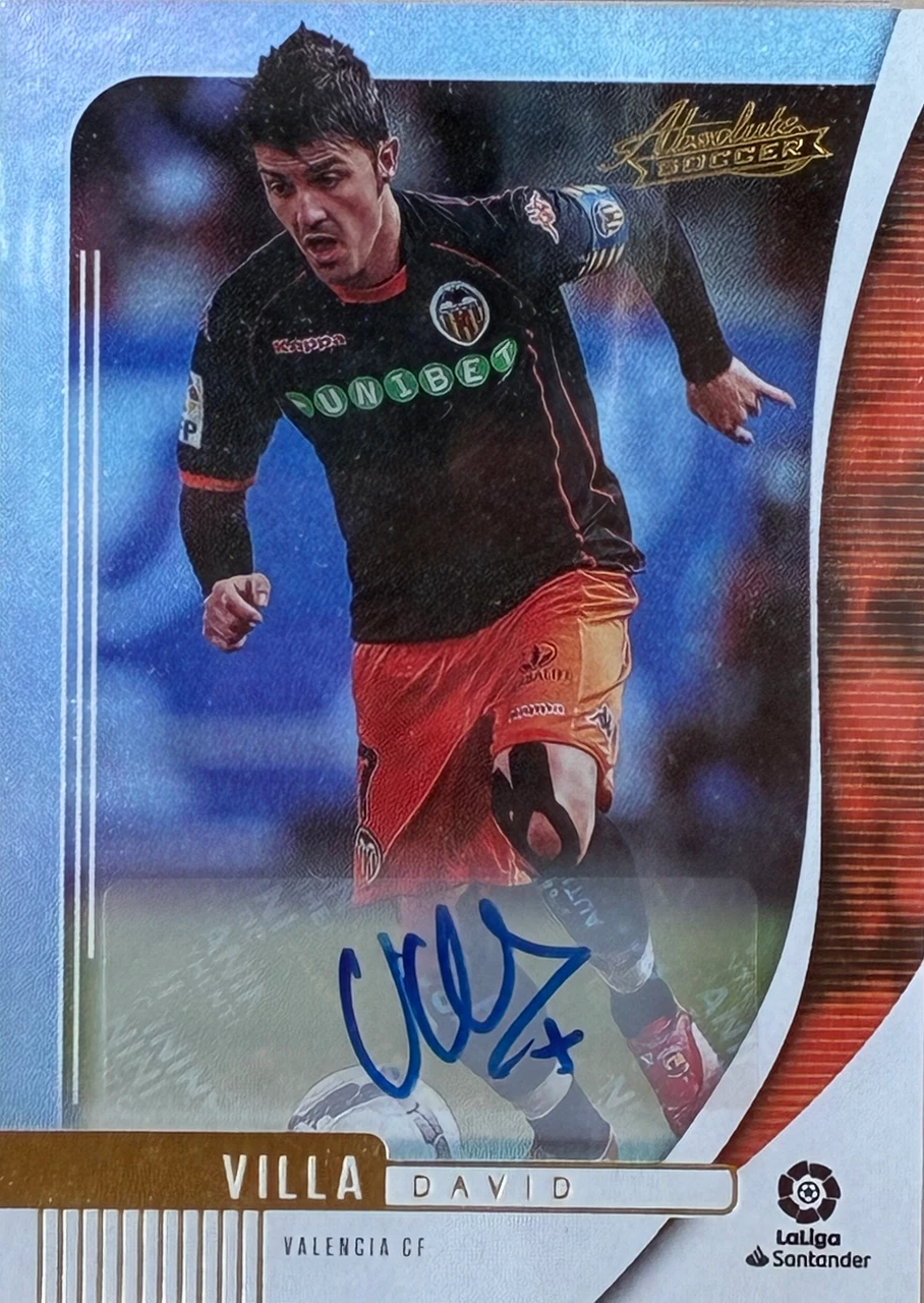 DAVID VILLA 2019-20 PANINI CHRONICLES SOCCER ABSOLUTE AUTOGRAPHS Valencia CF #AB-9