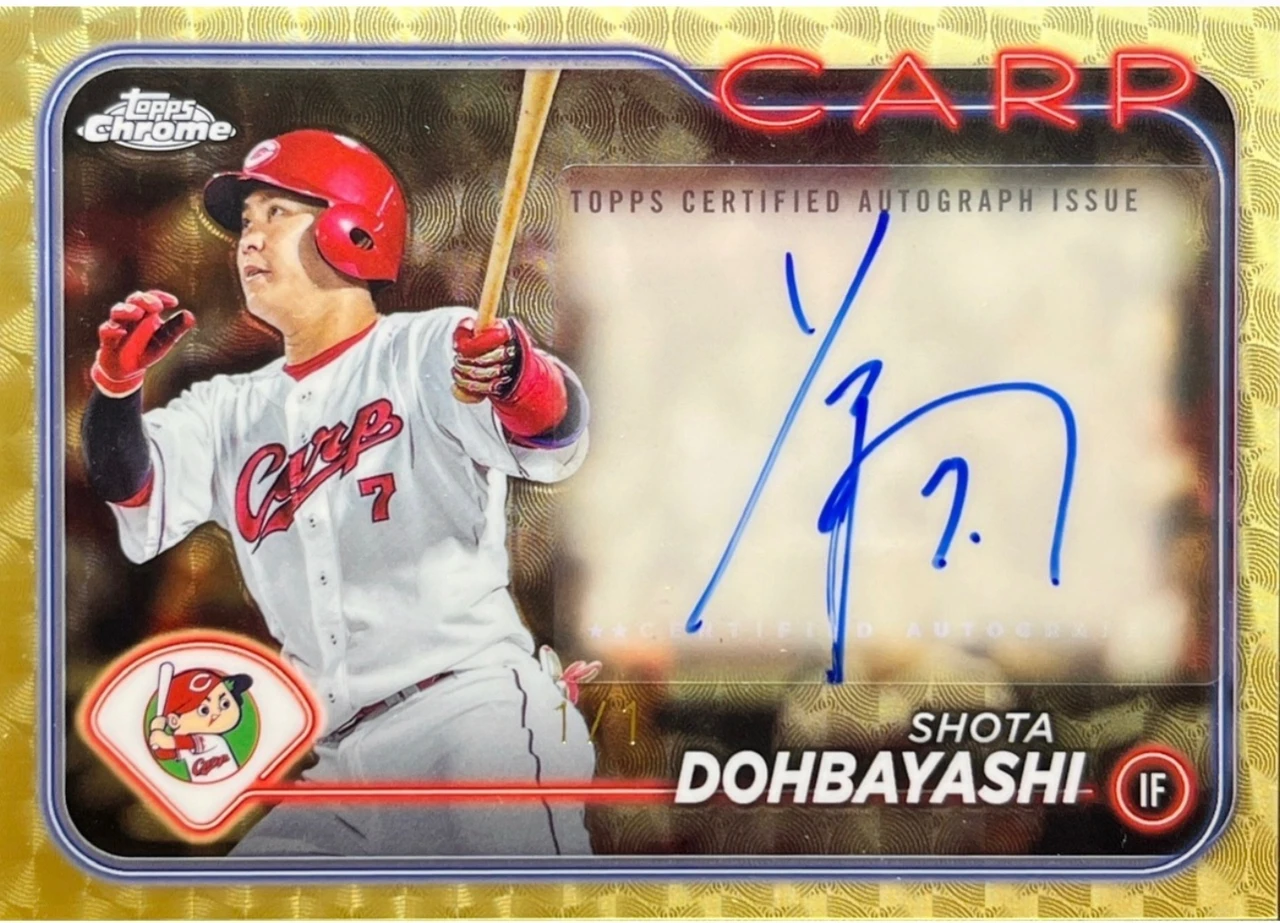 2024 Topps Chrome NPB 堂林翔太 Shota Dohbayashi Autograph 1/1