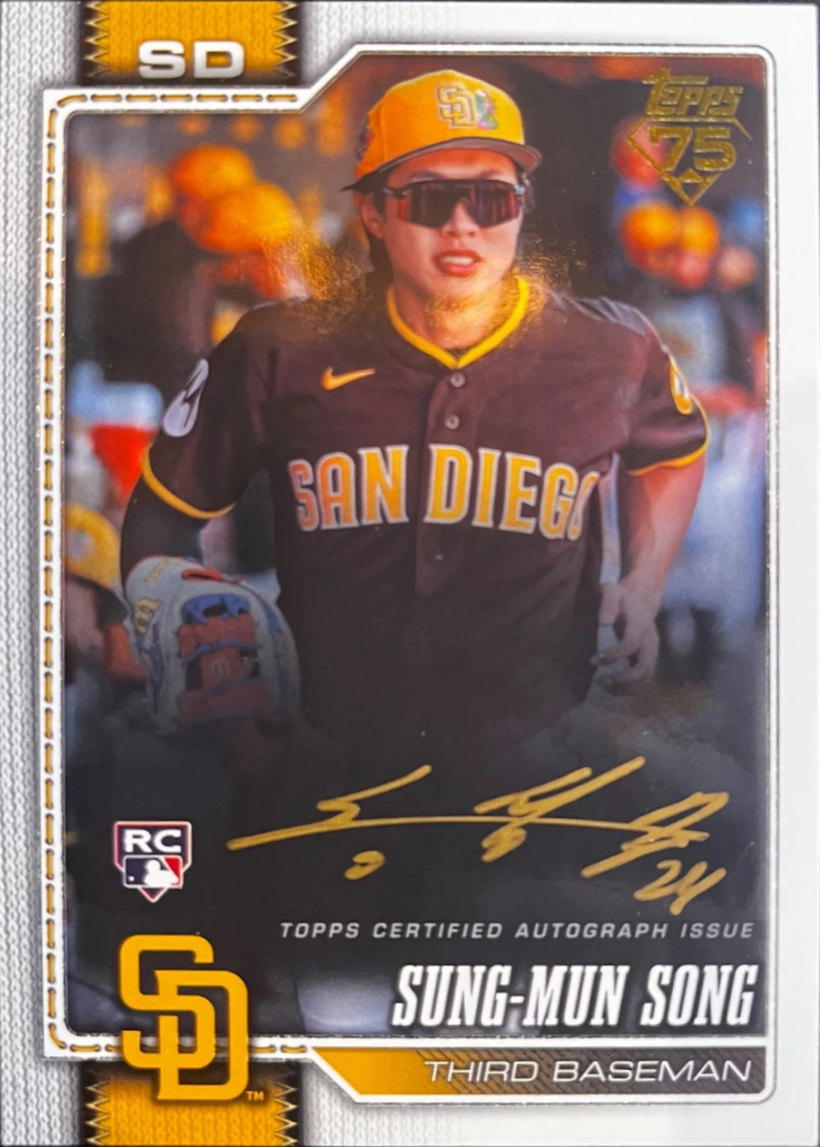 Sung-Mun Song #US340 Flagship Real One Golden Mirror Autograph RC
