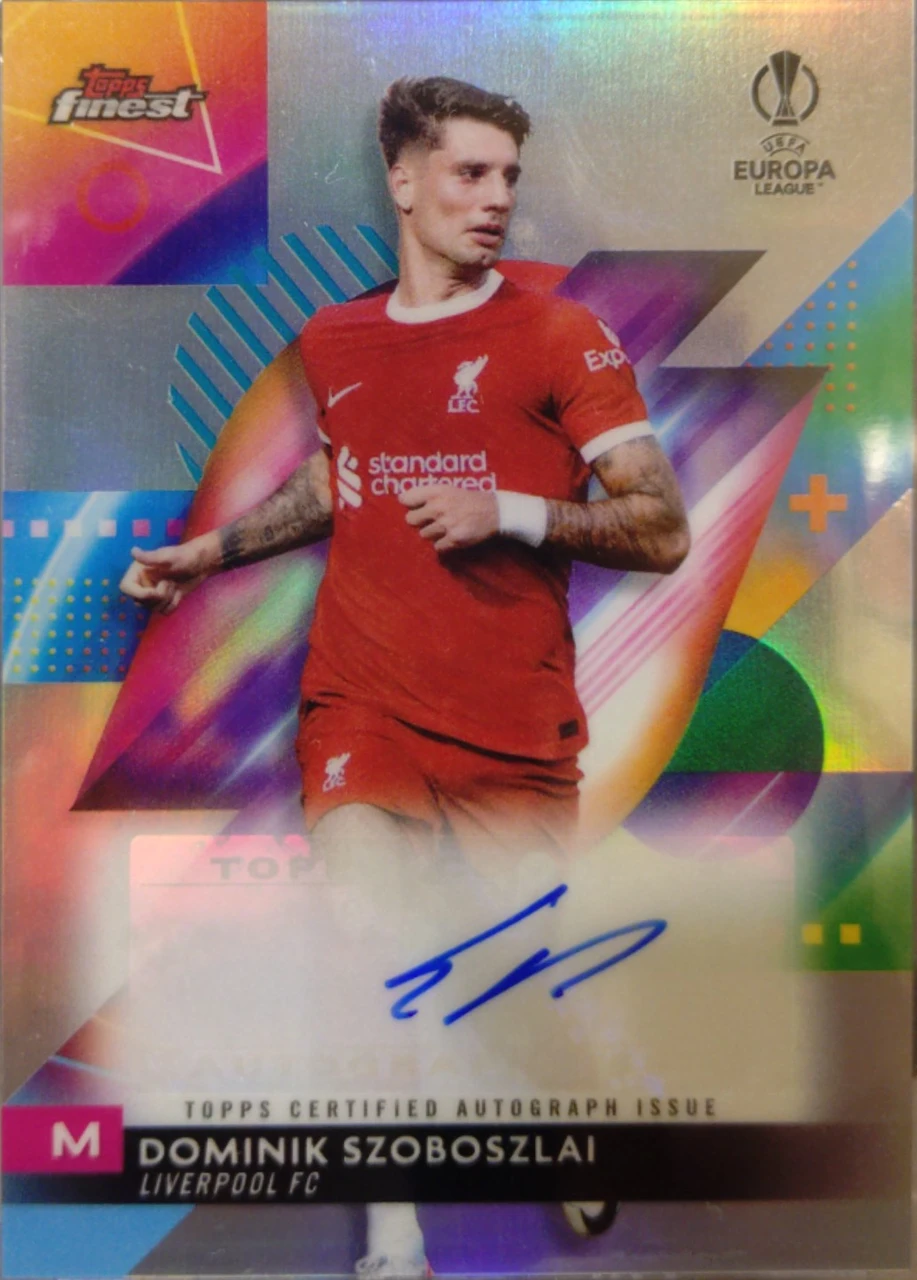 2023/24 Topps Finest Dominik Szoboszlai Autograph
