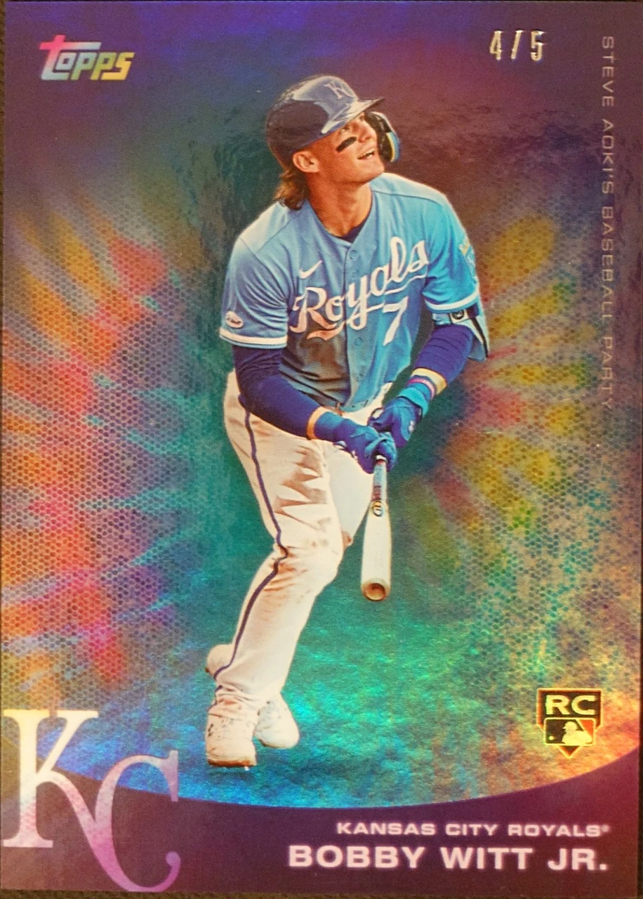 Bobby Witt Jr. [RC] Tie-Dye Glitter Blast