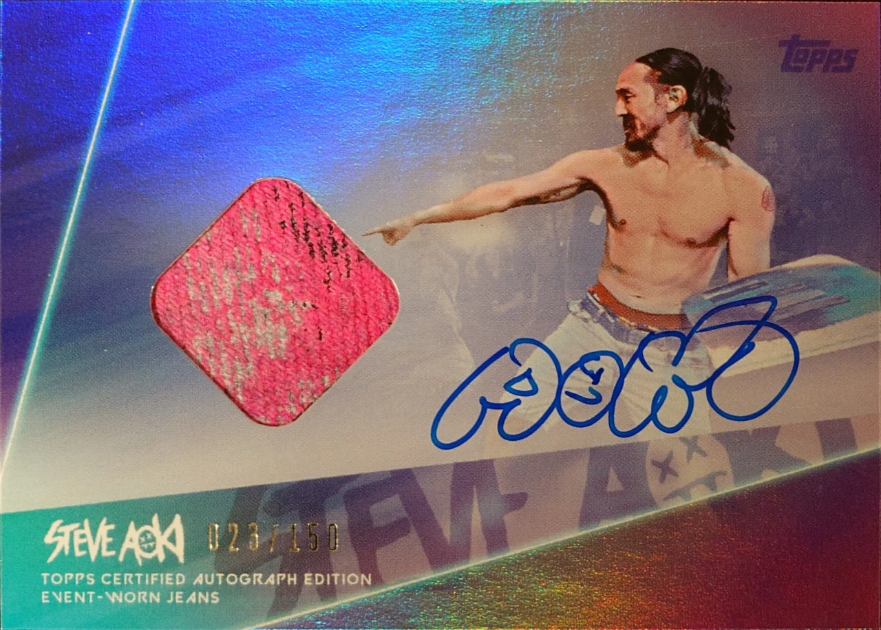Steve Aoki Relic Auto