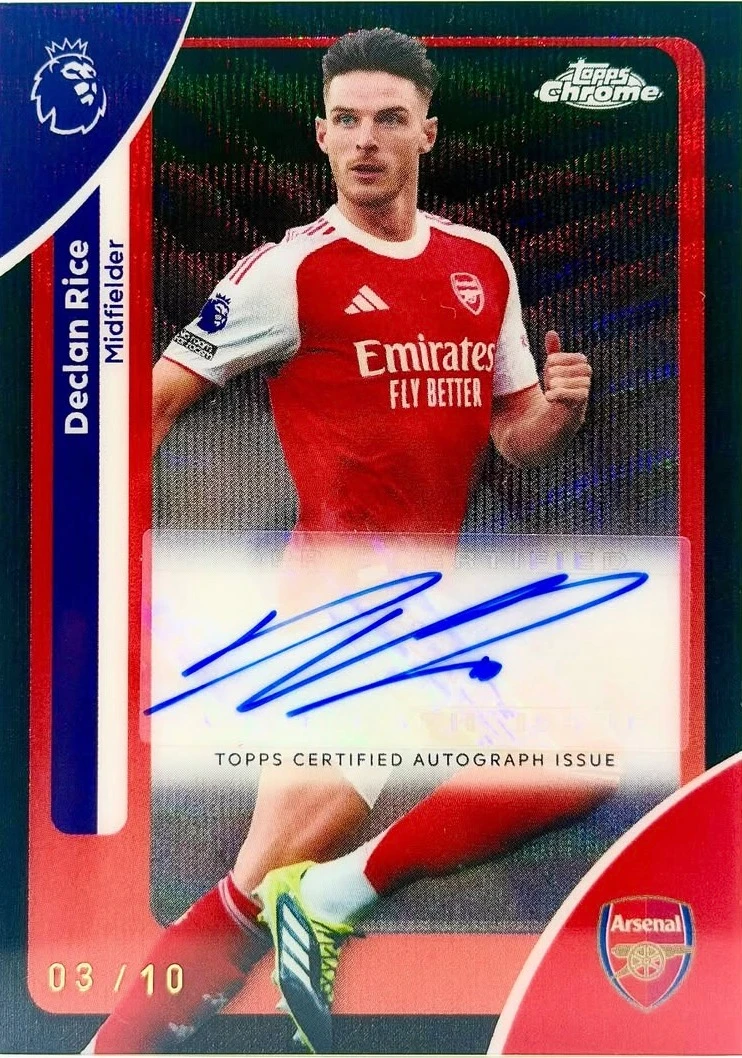 2025-26 Topps Chrome Declan Rice Autograph