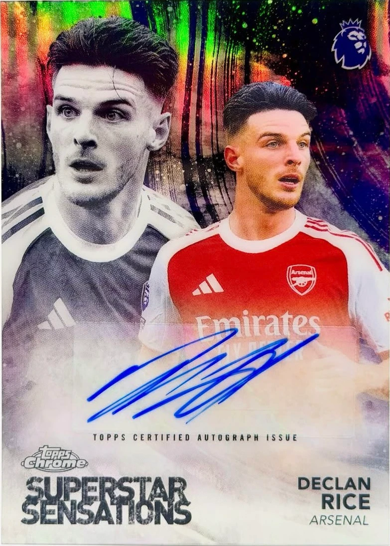 2025-26 Topps Chrome Superstar Sensations Autograph Declan Rice