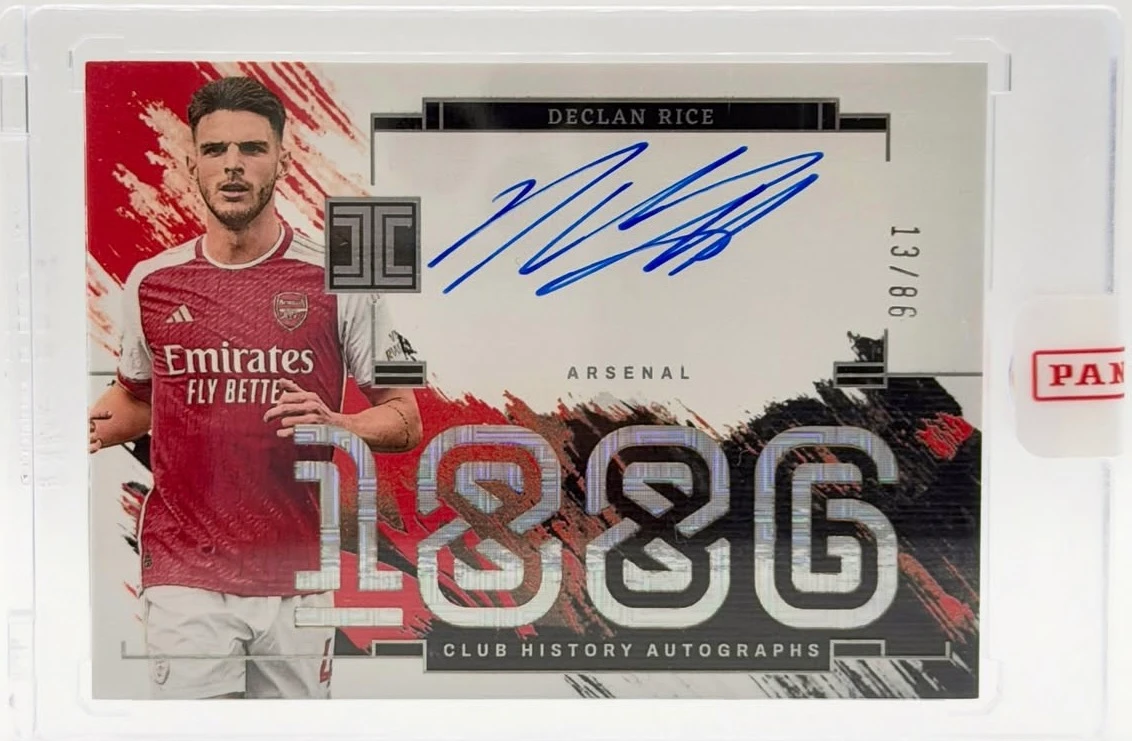 2023 Panini Immaculate Collection Declan Rice Club History Autographs