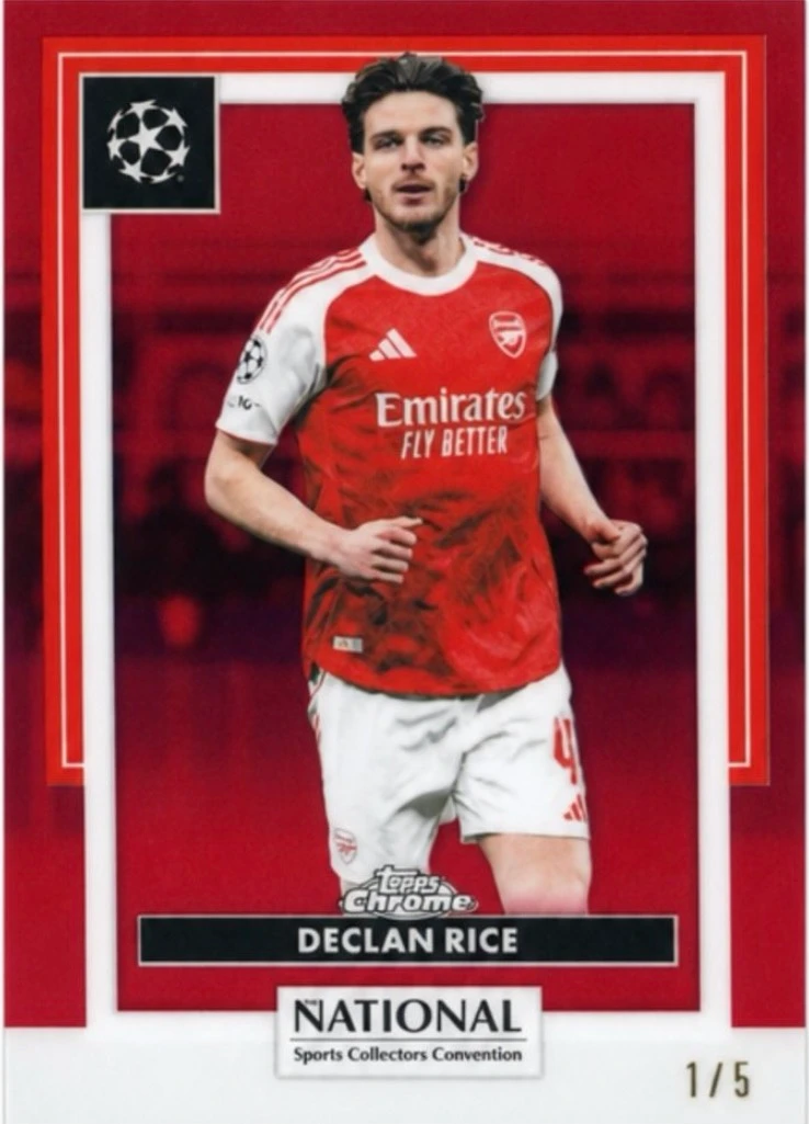2025-26 Topps Chrome Declan Rice National Sports Collectors Convention