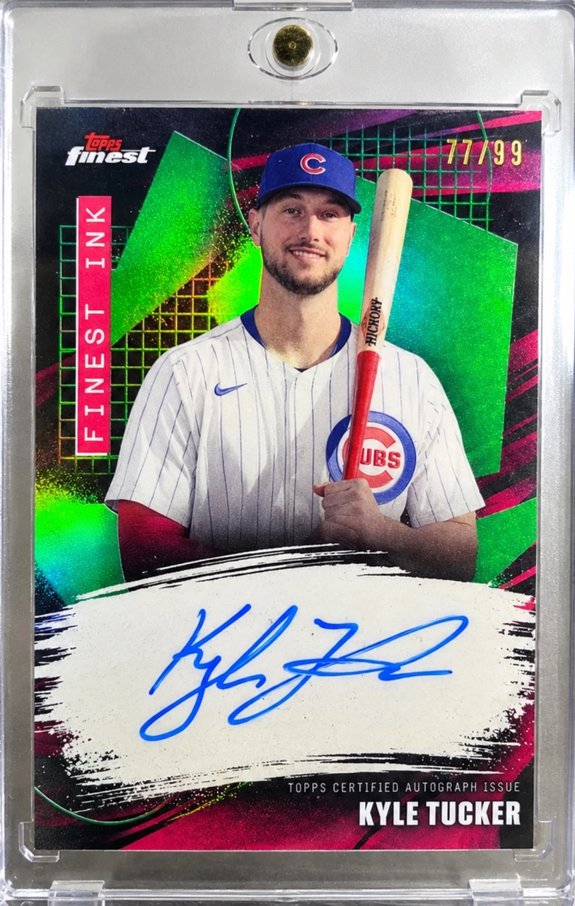 Topps Finest Kyle Tucker Finest Ink Autograph