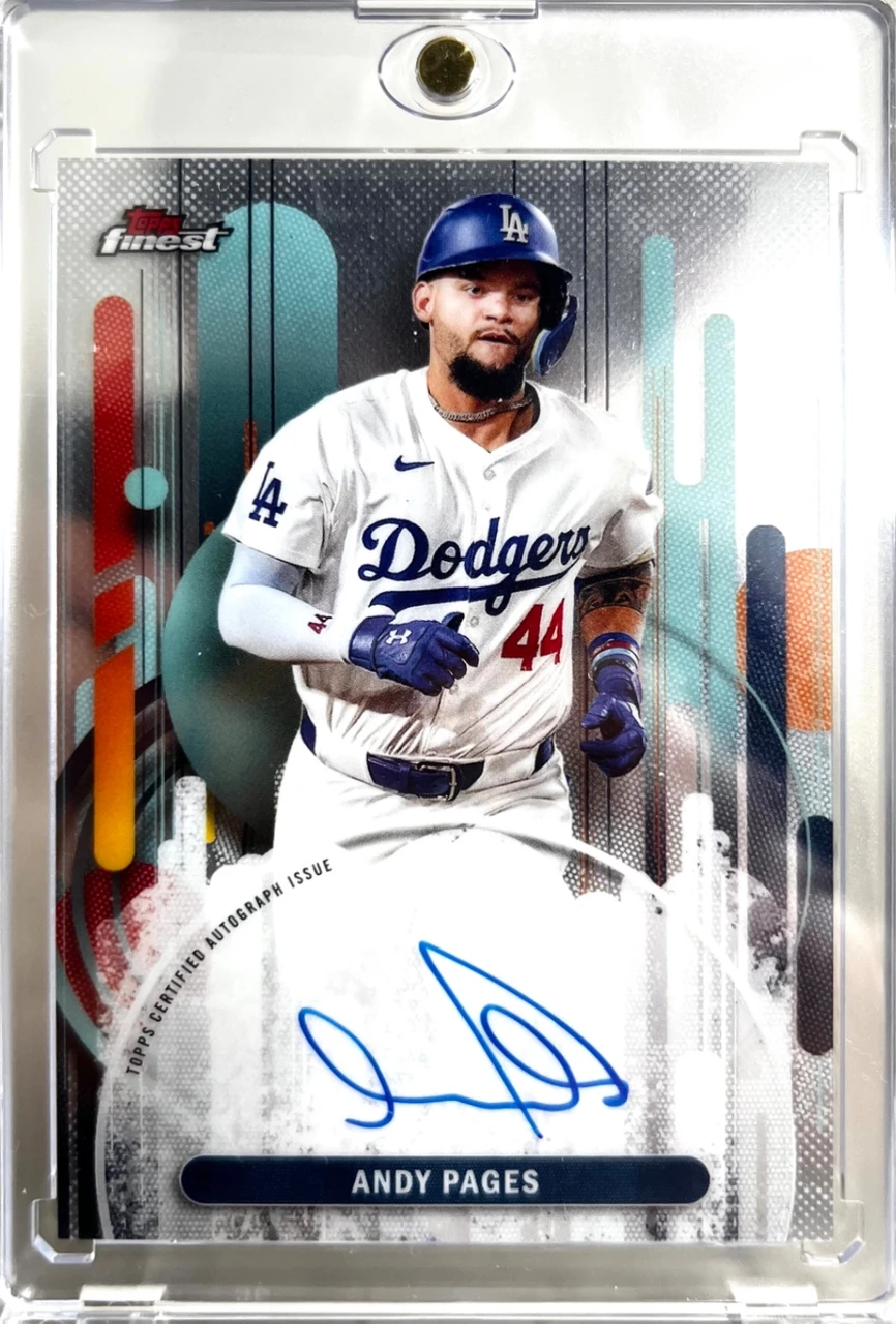 Topps Finest Andy Pages Autograph