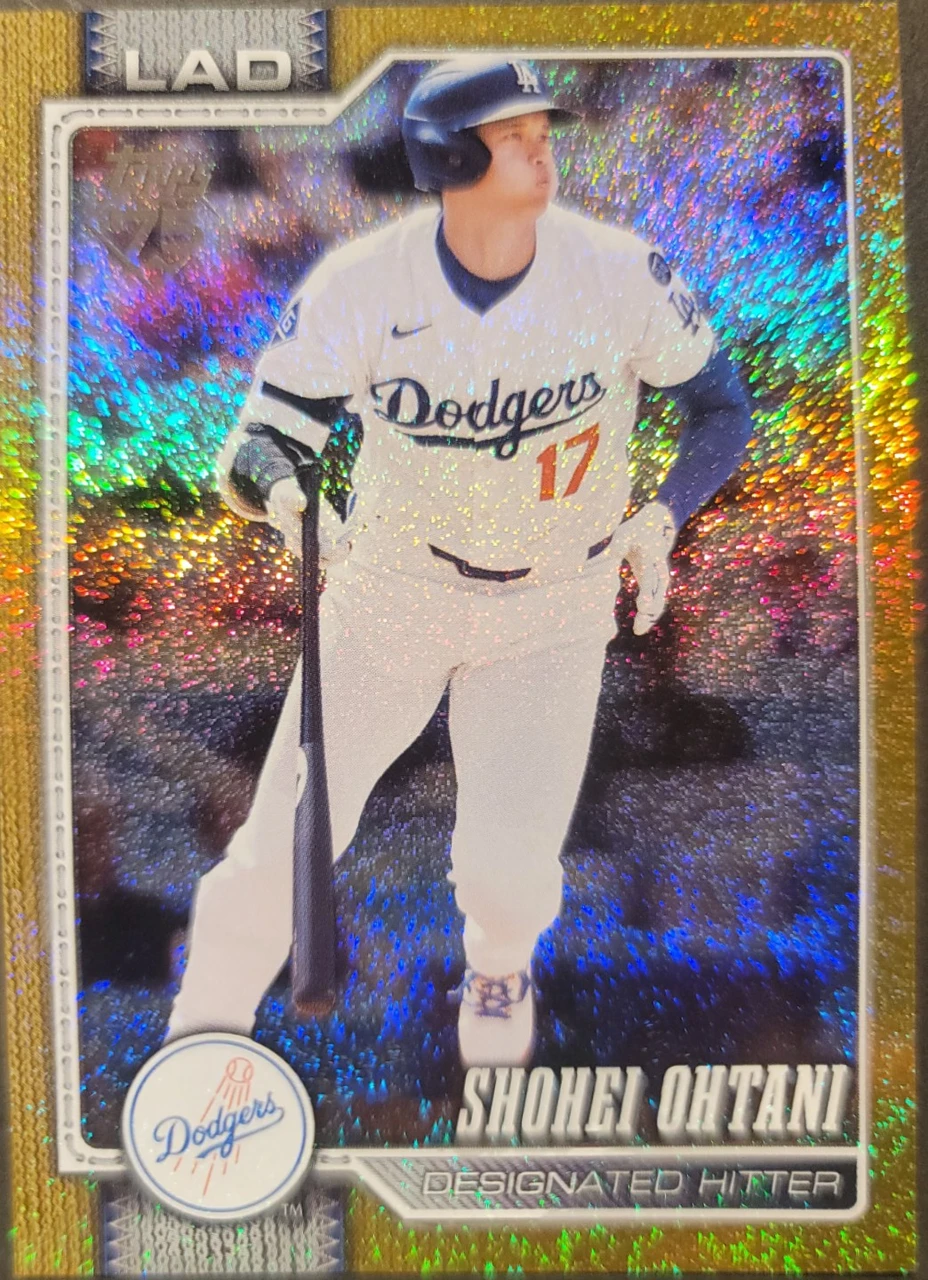 Topps 2026 Series 1 Shohei Ohtani Gold Sandglitter /50 Los Angeles Dodgers