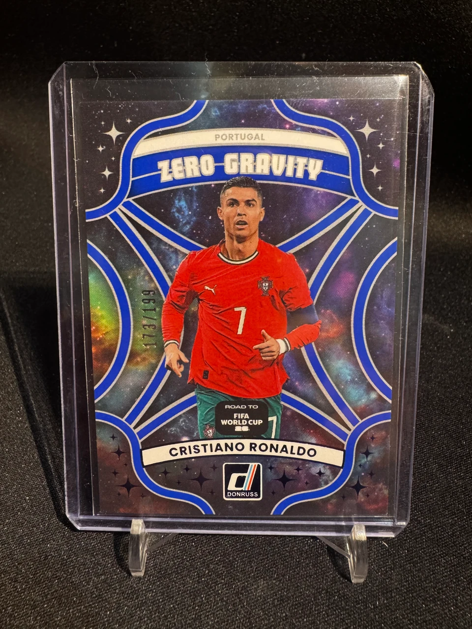 2026 Donruss Road to FIFA World Cup Zero Gravity Cristiano Ronaldo