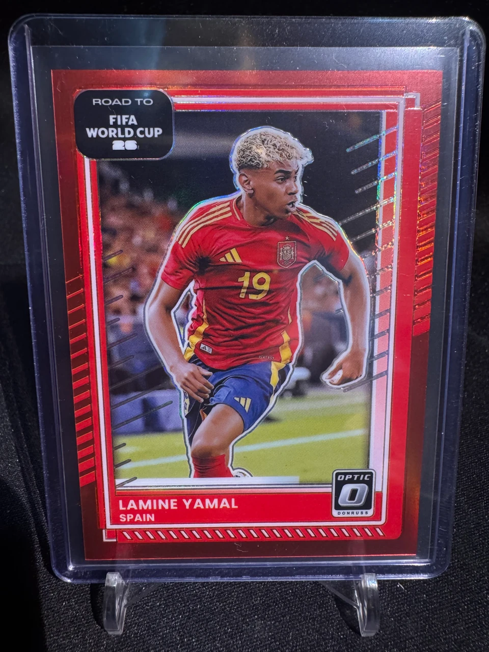 2026 Donruss Optic Road to FIFA World Cup Lamine Yamal