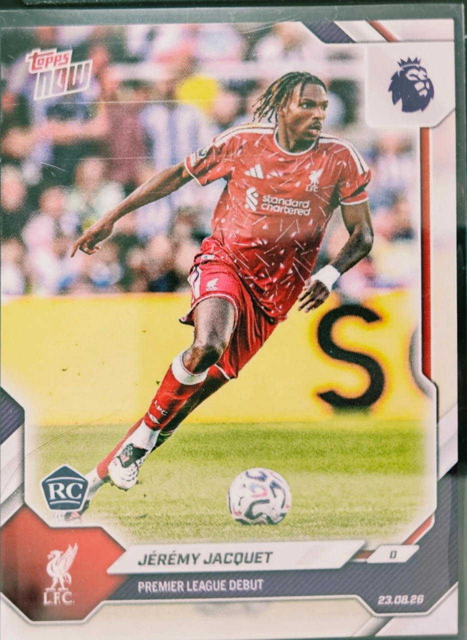 2026 Topps Now Jérémy Jacquet Premier League Debut