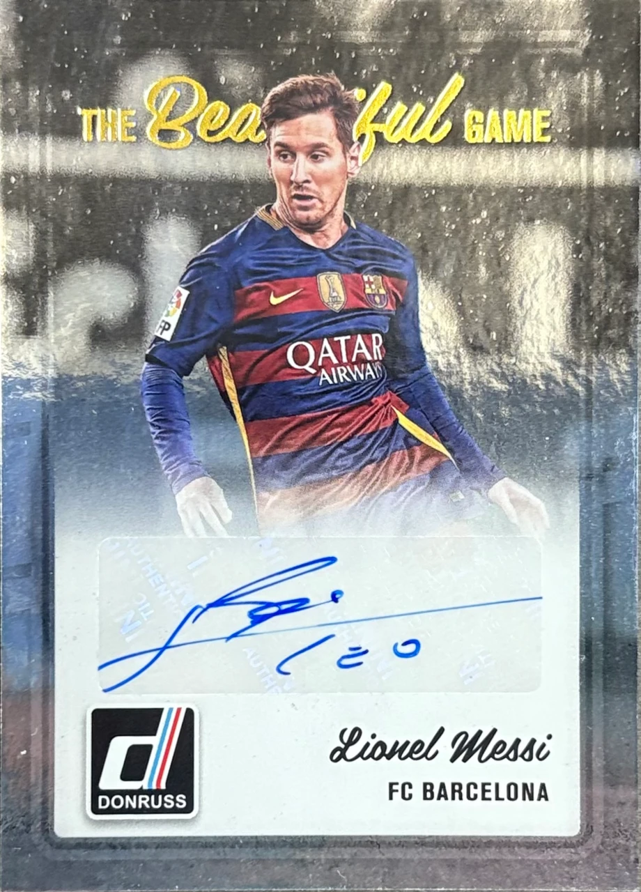 2016 Donruss The Beautiful Game Lionel Messi