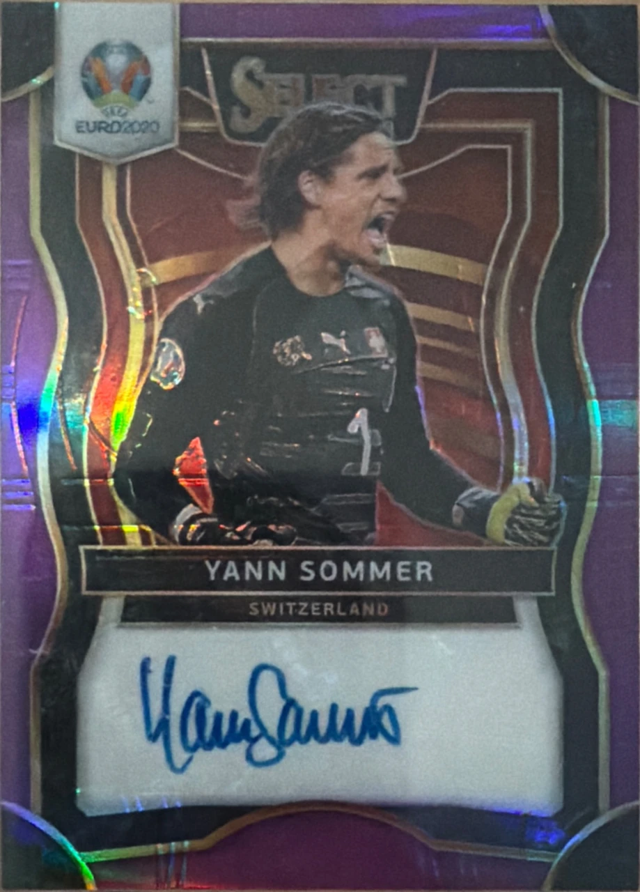 2020 Panini Select UEFA Euro Soccer Yann Sommer Autograph