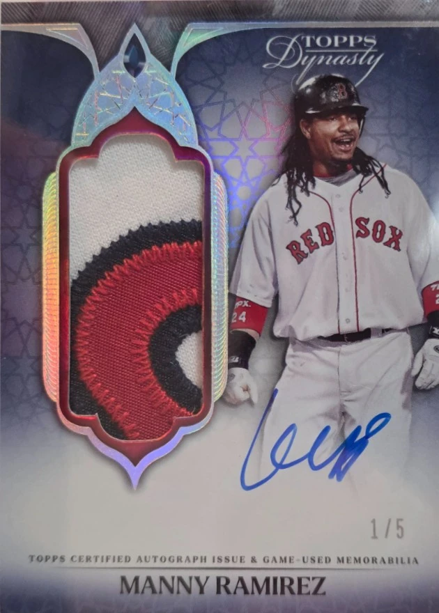 2025 Topps Dynasty Manny Ramirez Patch Autograph