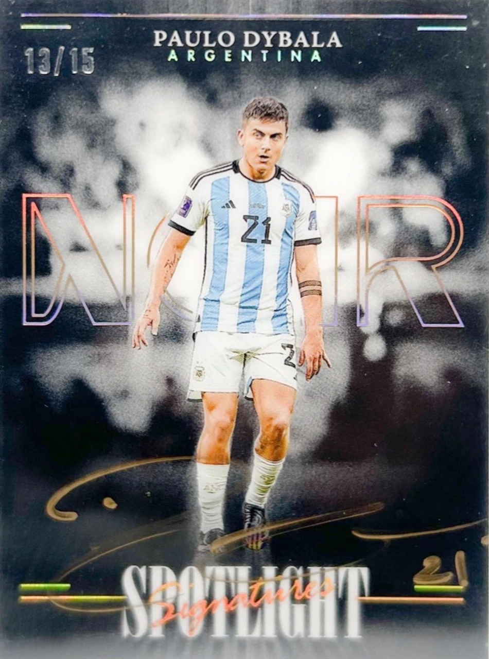 2024-25 Panini Noir Paulo Dybala Spotlight Signatures