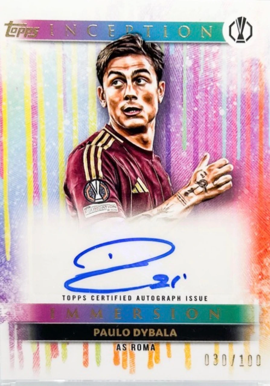 2023-24 Topps Inception Paulo Dybala Immersion Autograph