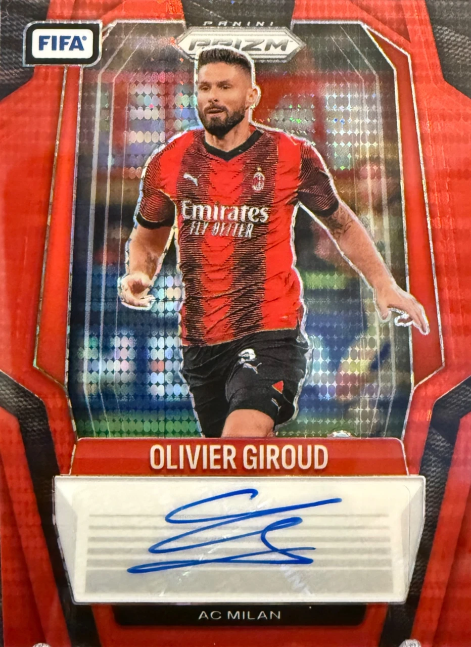 2025-26 Panini Prizm FIFA Soccer Olivier Giroud Autograph