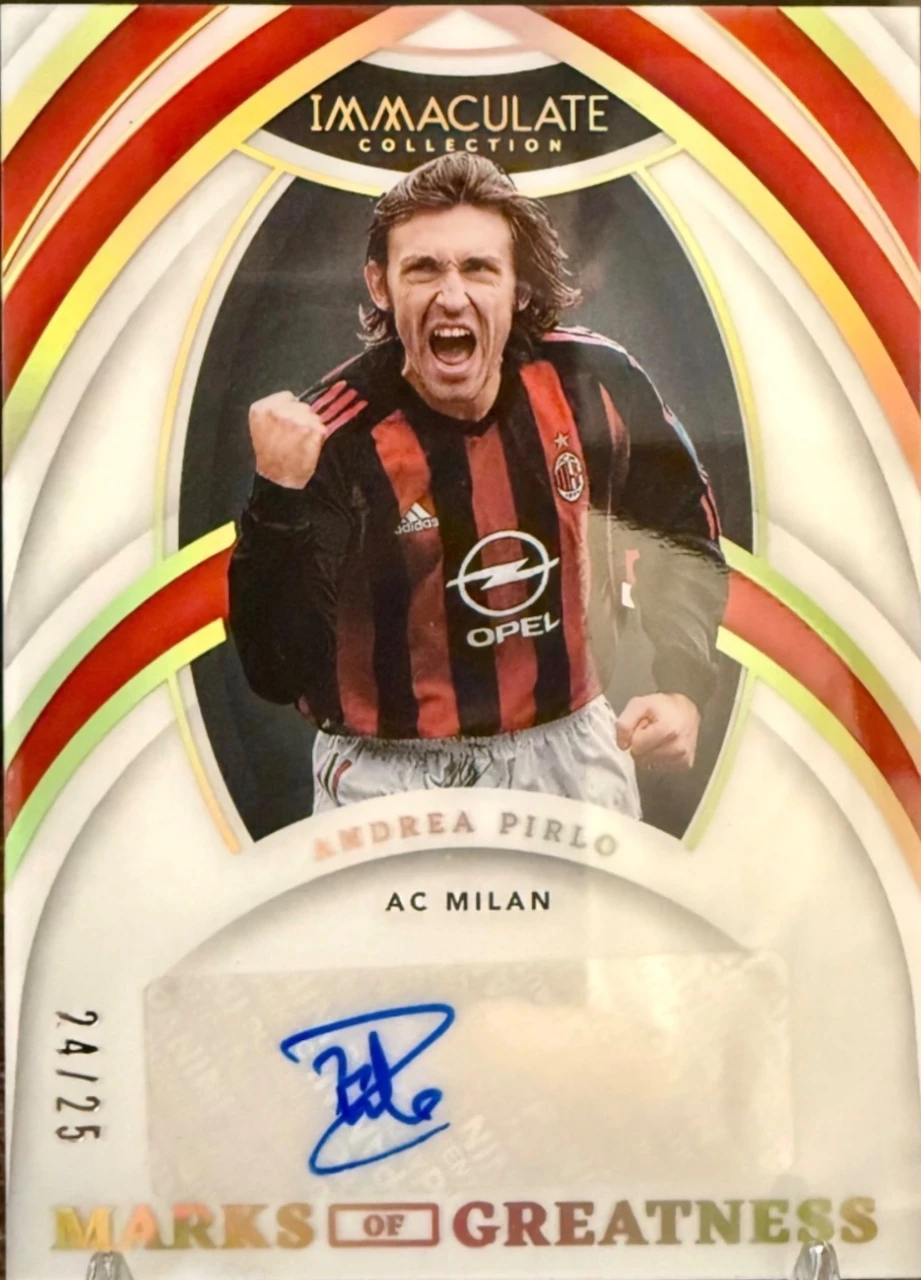 2022-23 Panini Immaculate Collection Marks of Greatness Andrea Pirlo