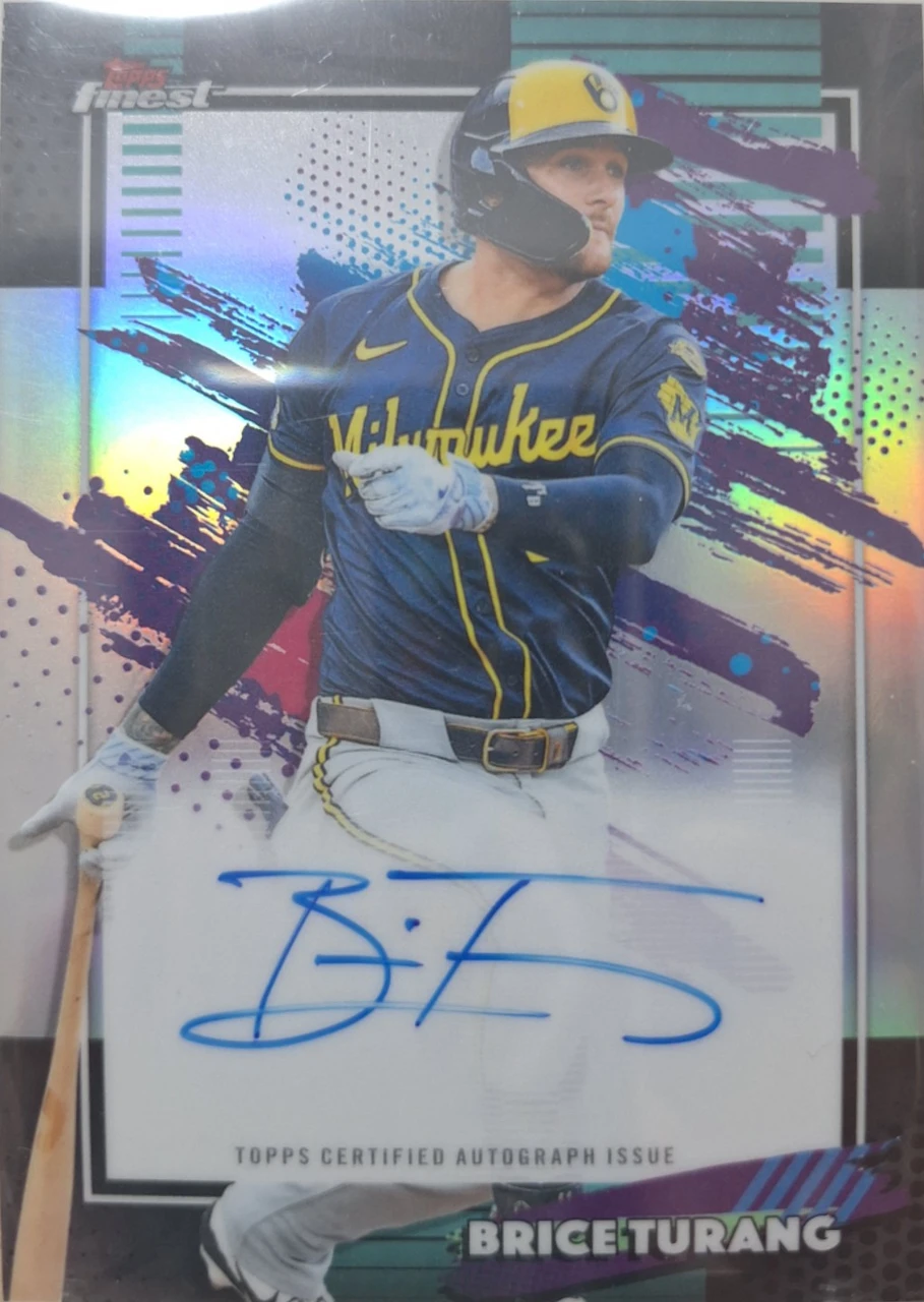 2026 Topps Finest Brice Turang Autograph