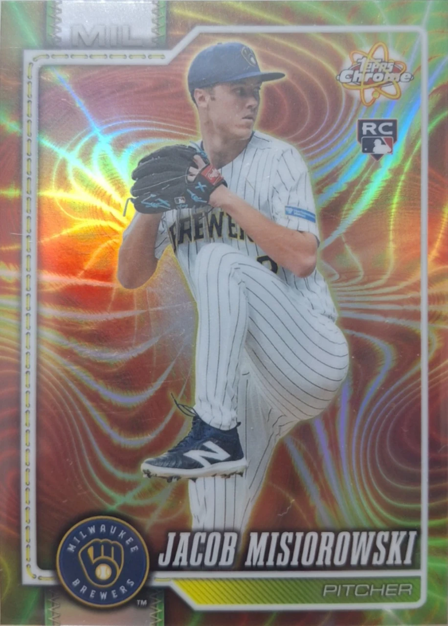 2026 Topps Chrome Baseball Radiating Rookies Jacob Misiorowski (#RR-9)