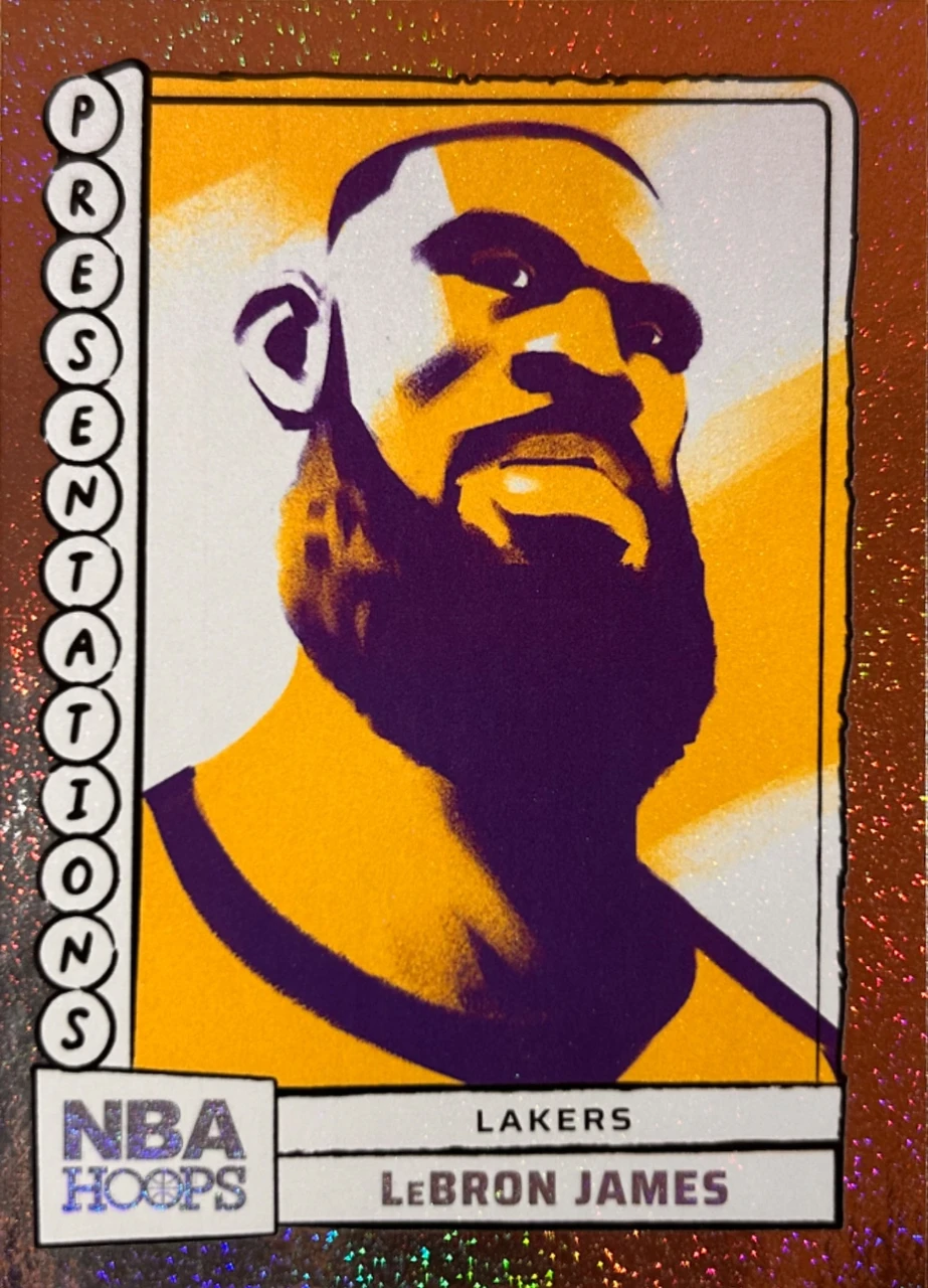 2024-25 Panini NBA Hoops Basketball Presentations LeBron James