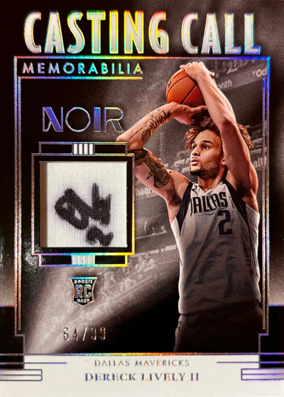 2023-24 Panini Noir Basketball Dereck LlvelyⅡ 64/99 RC