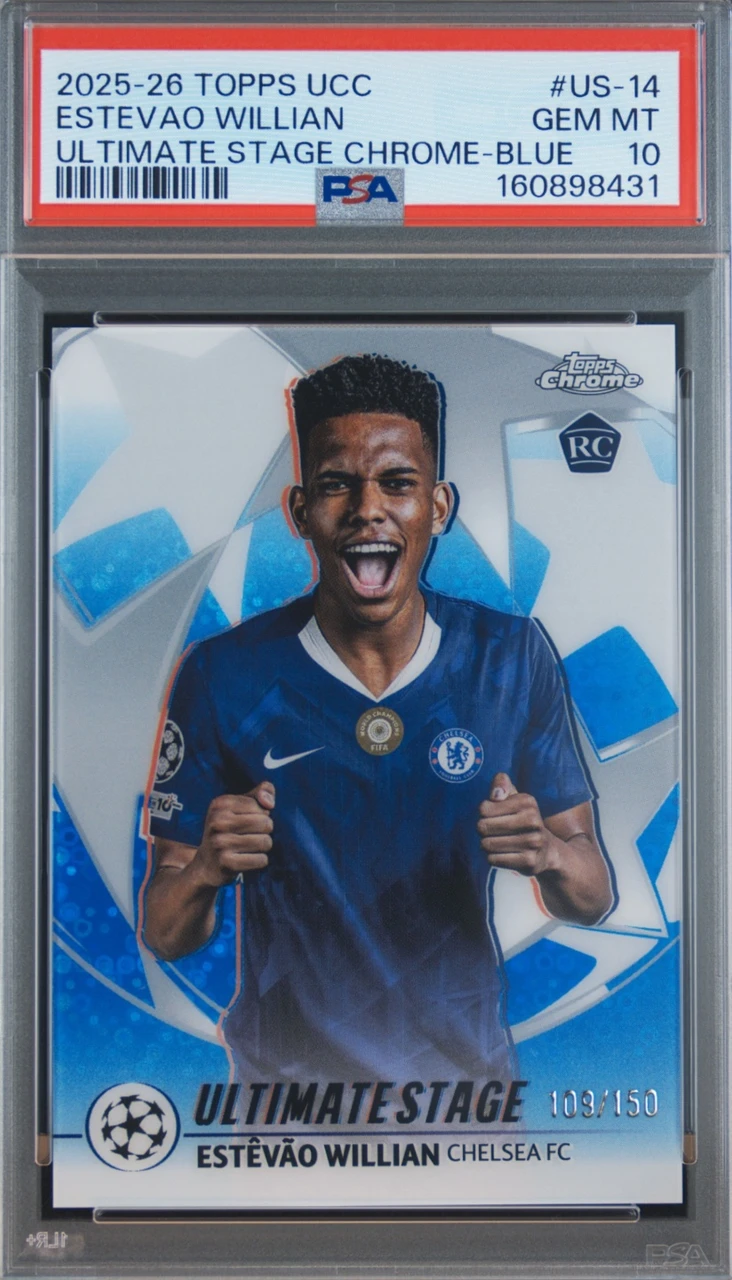 2025-26 Topps UCC Ultimate Stage Estevao Willian #US-14 PSA10