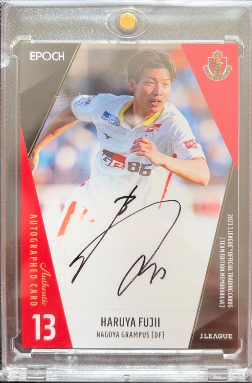 2023 EPOCH Nagoya Grampus Haruya Fujii Autograph