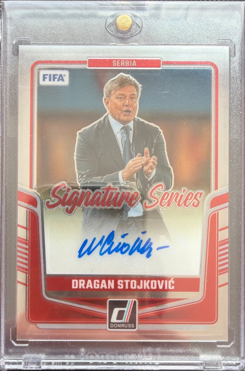 2024-25 Donruss Soccer Signature Series Dragan Stojković