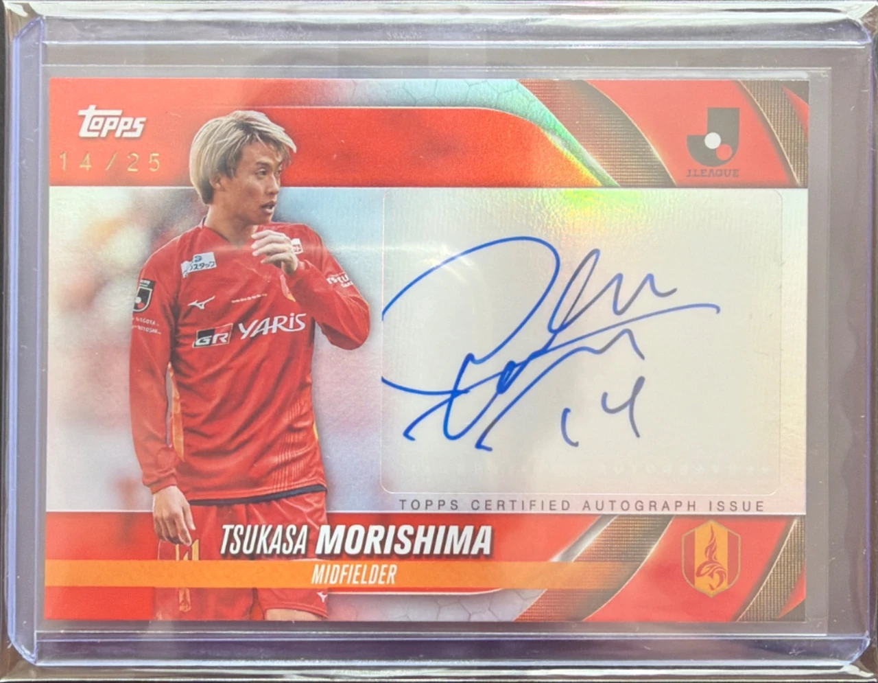 2024 Topps J.League Tsukasa Morishima Autograph