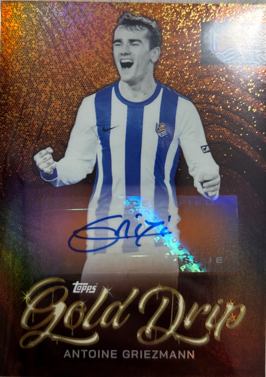 Antoine Griezmann Topps Gold Drip
