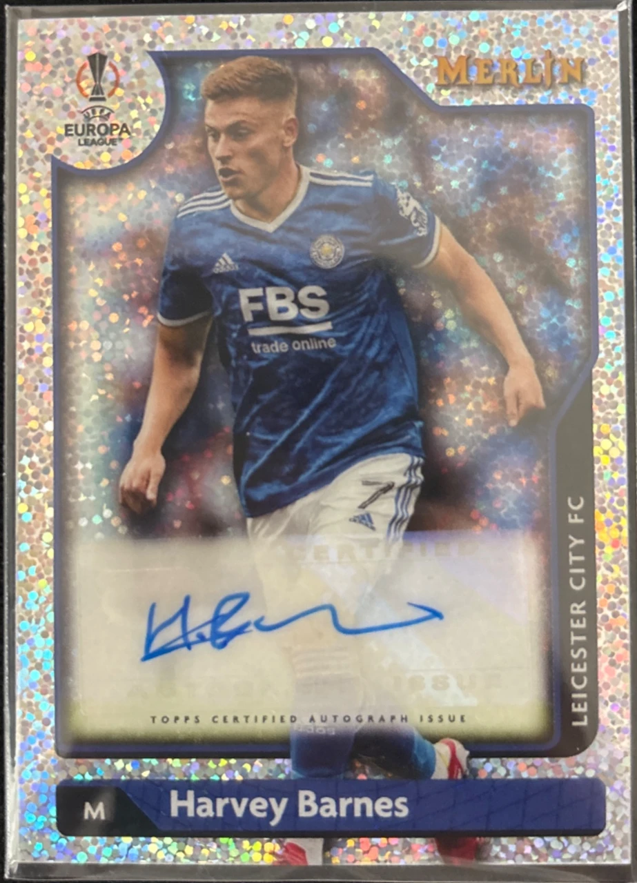 2021-22 Topps Merlin Harvey Barnes Autograph
