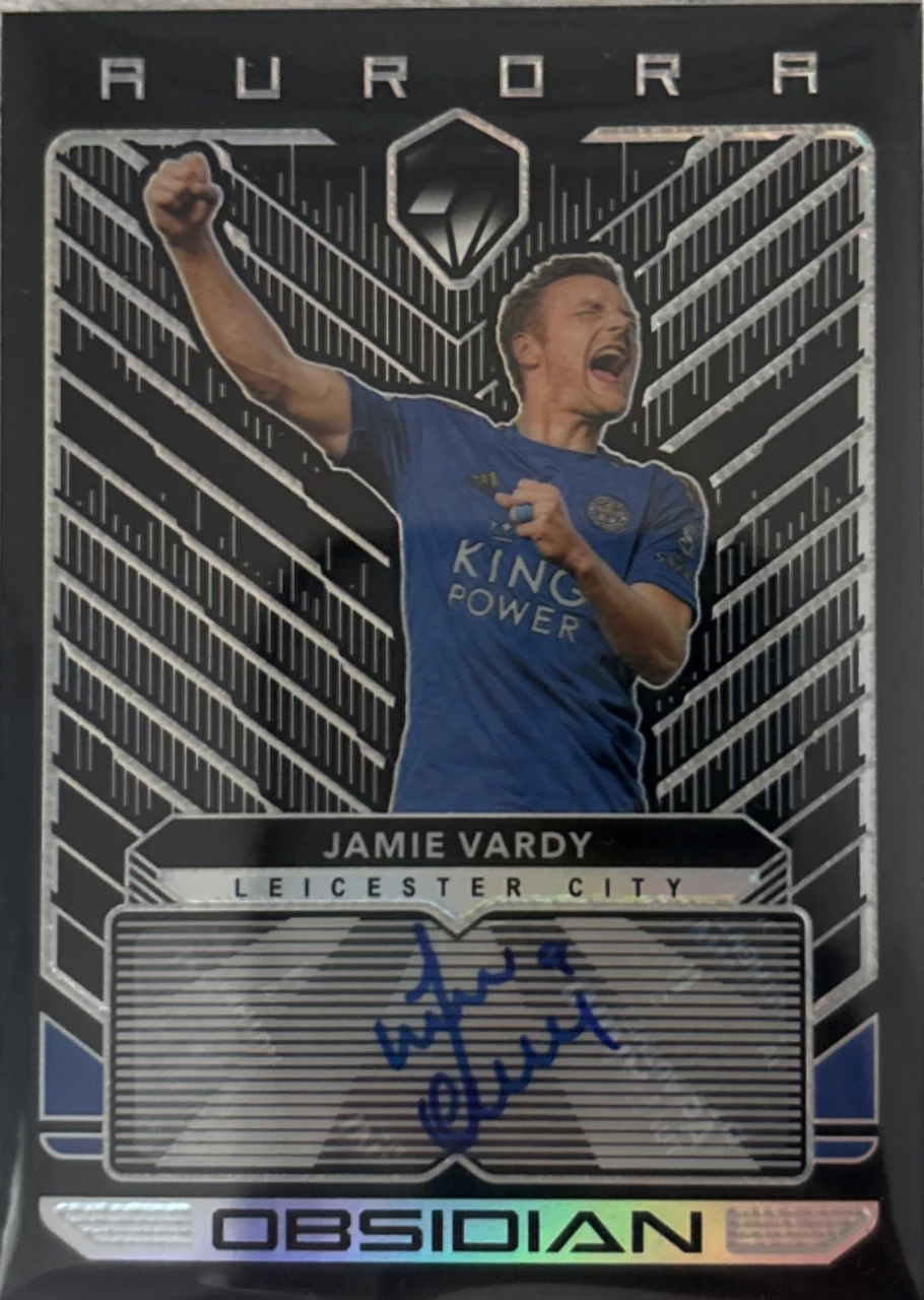 2019-2020 Panini Obsidian Aurora Jamie Vardy