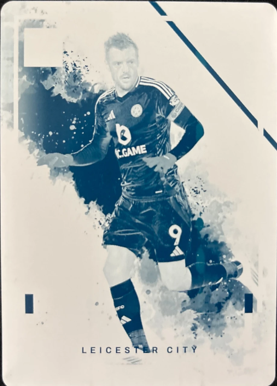 Jamie Vardy 2024-25 Topps Premier League printing plate 1/1