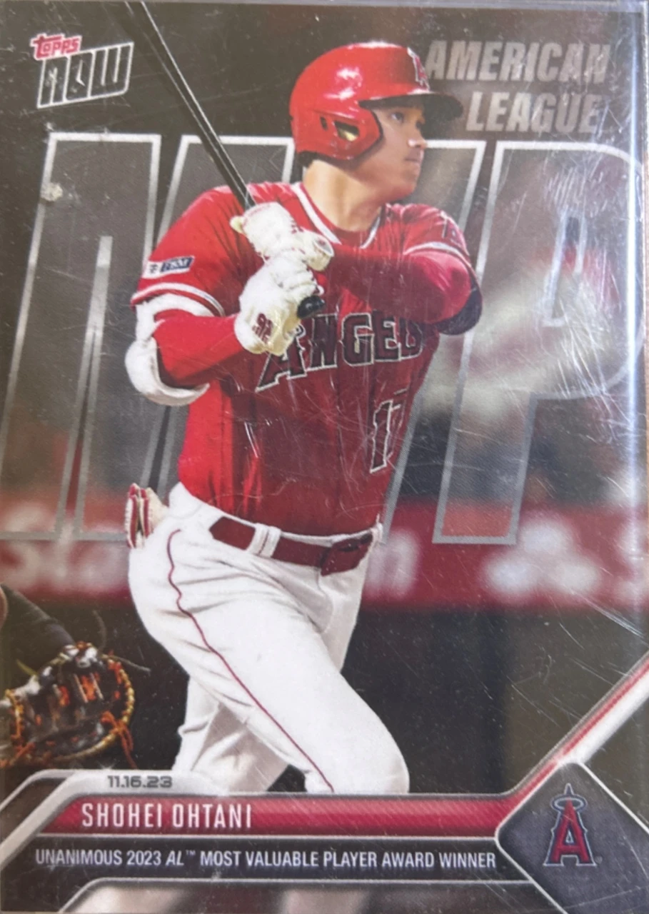2023 Topps Now Shohei Ohtani Unanimous 2023 AL MVP
