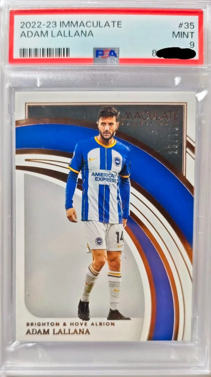 PSA9  2022-23 Panini Immaculate Collection Adam Lallana  75シリ