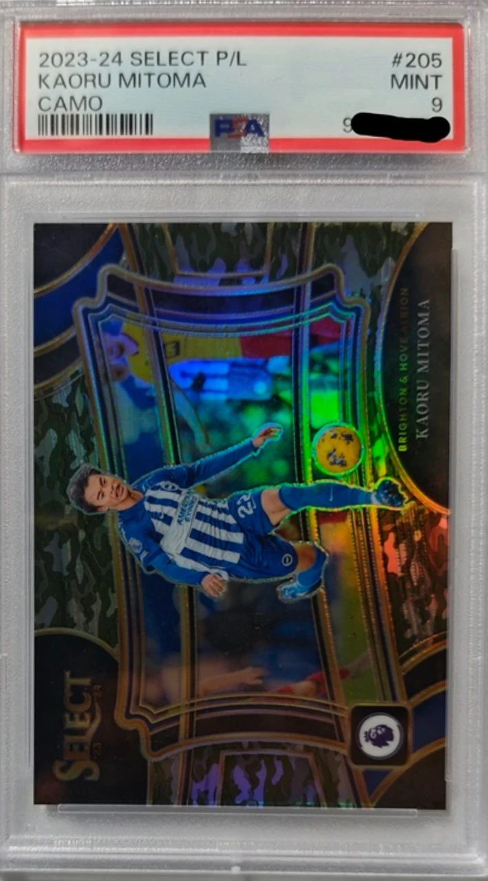 PSA9  2023-24 Select Premier League Kaoru Mitoma Camo　175シリ