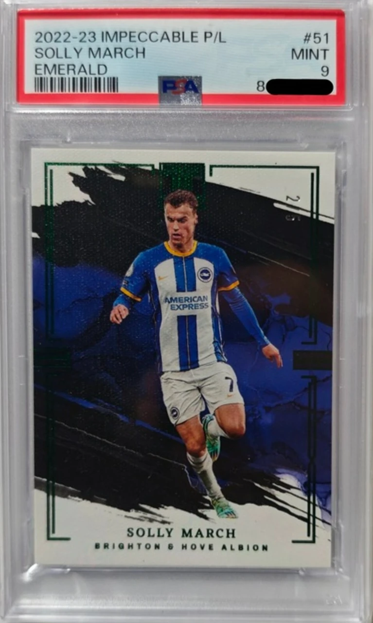 PSA9  2022-23 Panini Impeccable Solly March Emerald　5シリ