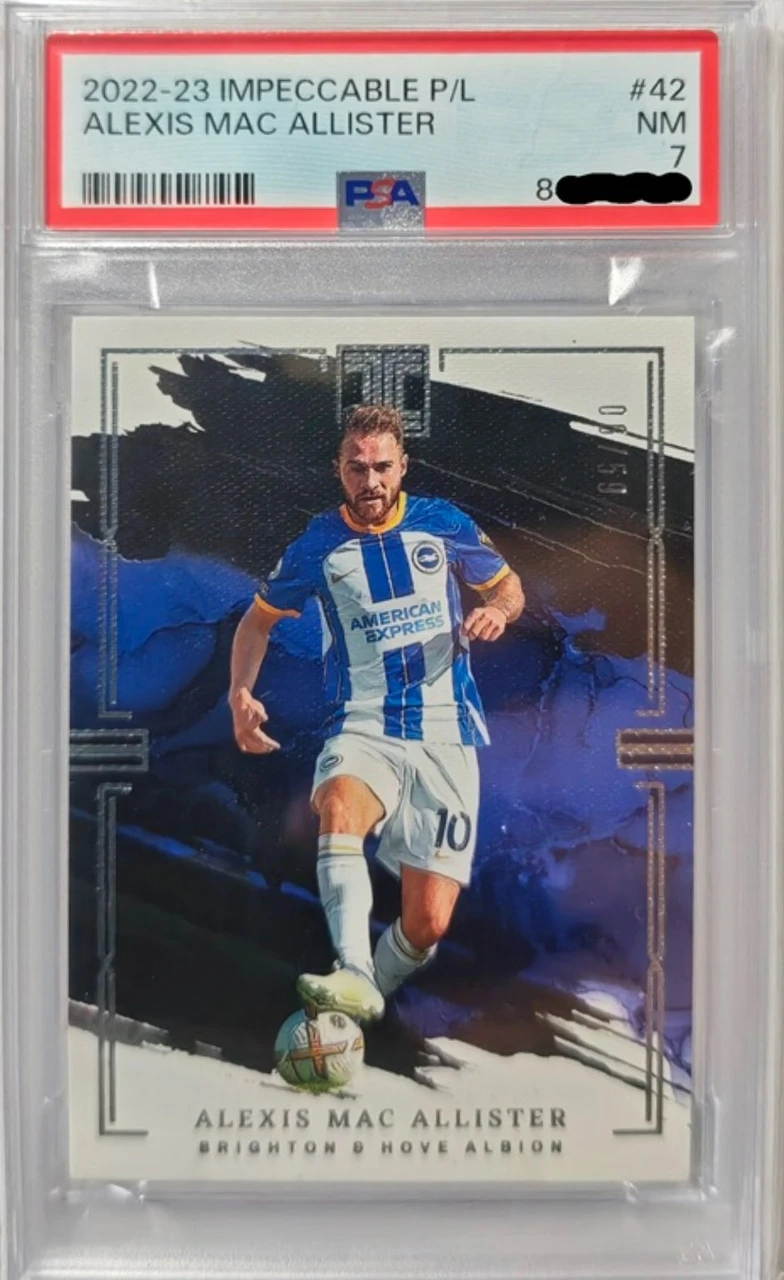 PSA7  2022-23 Panini Impeccable Alexis Mac Allister  59シリ