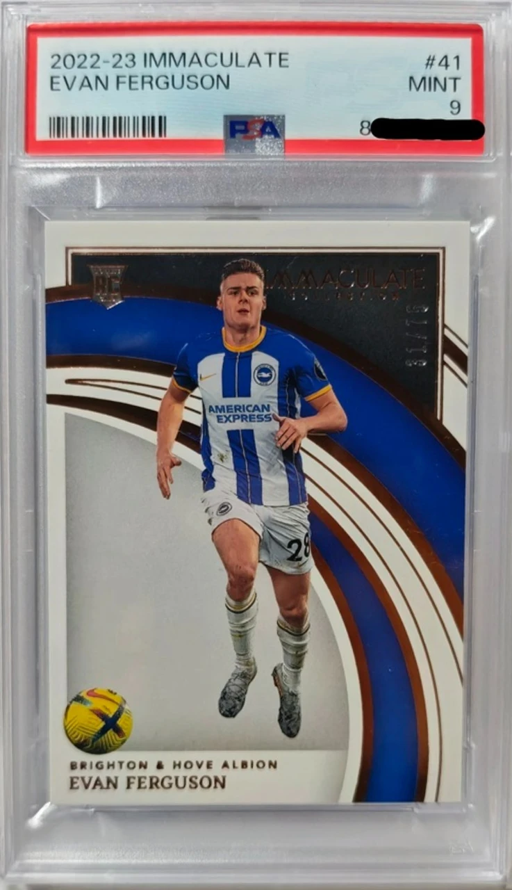 PSA9  2022-23 Panini Immaculate Collection Evan Ferguson  75シリ