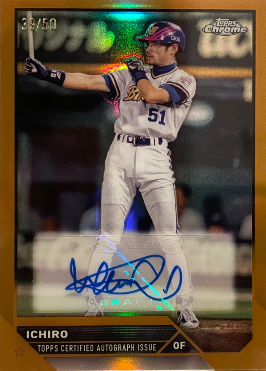 2023 Topps Chrome NPB Ichiro Autograph