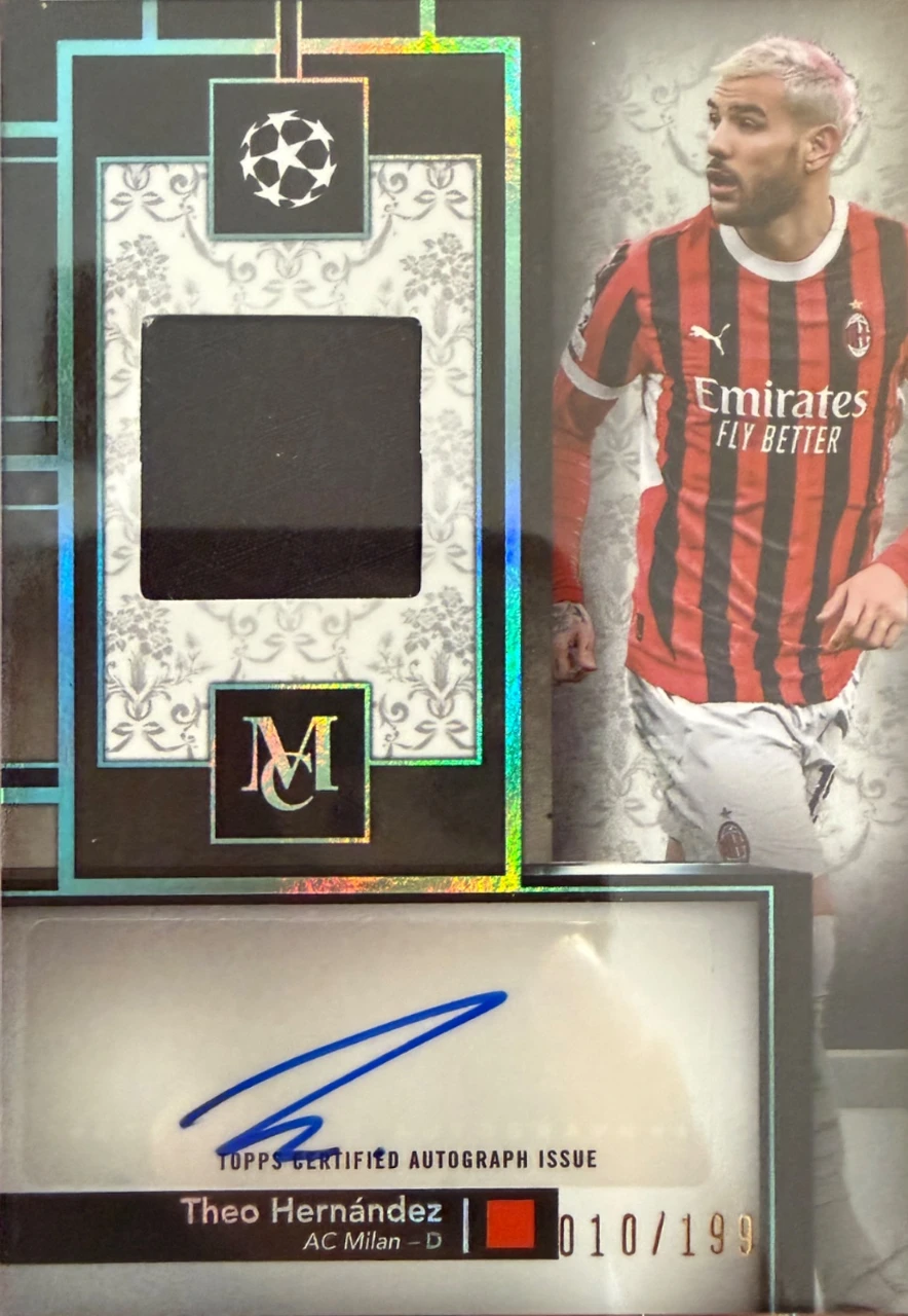 2024/25 Topps Museum Collection Theo Hernández Autograph Relic