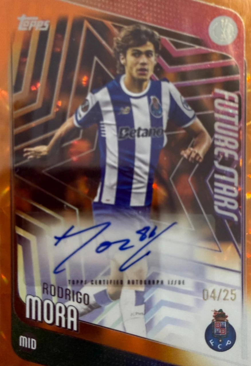 2025/26 Topps UEFA Club Competitions Future Stars Autograph Rodrigo Mora